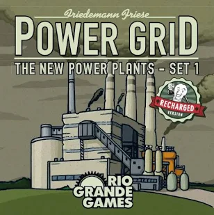 Power Grid Recharged:  The New Power Plant Cards Set 1